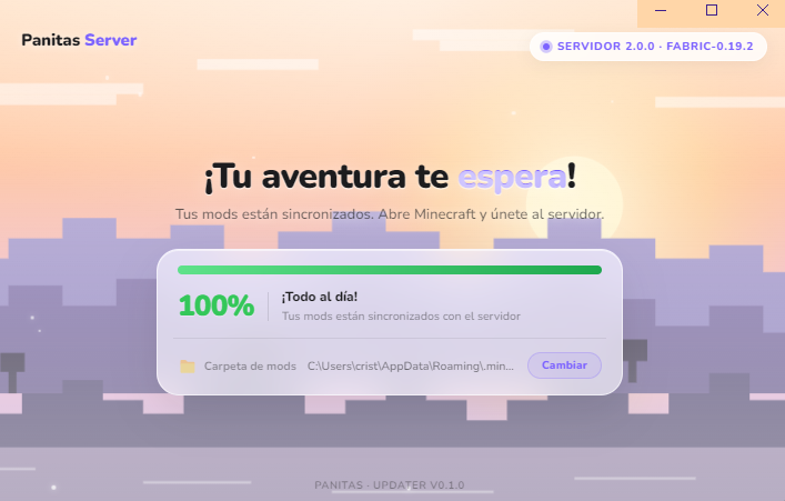 Panitas Server Updater
